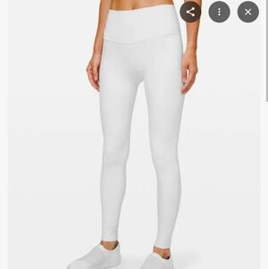 lululemon Align White High-Waisted Leggings